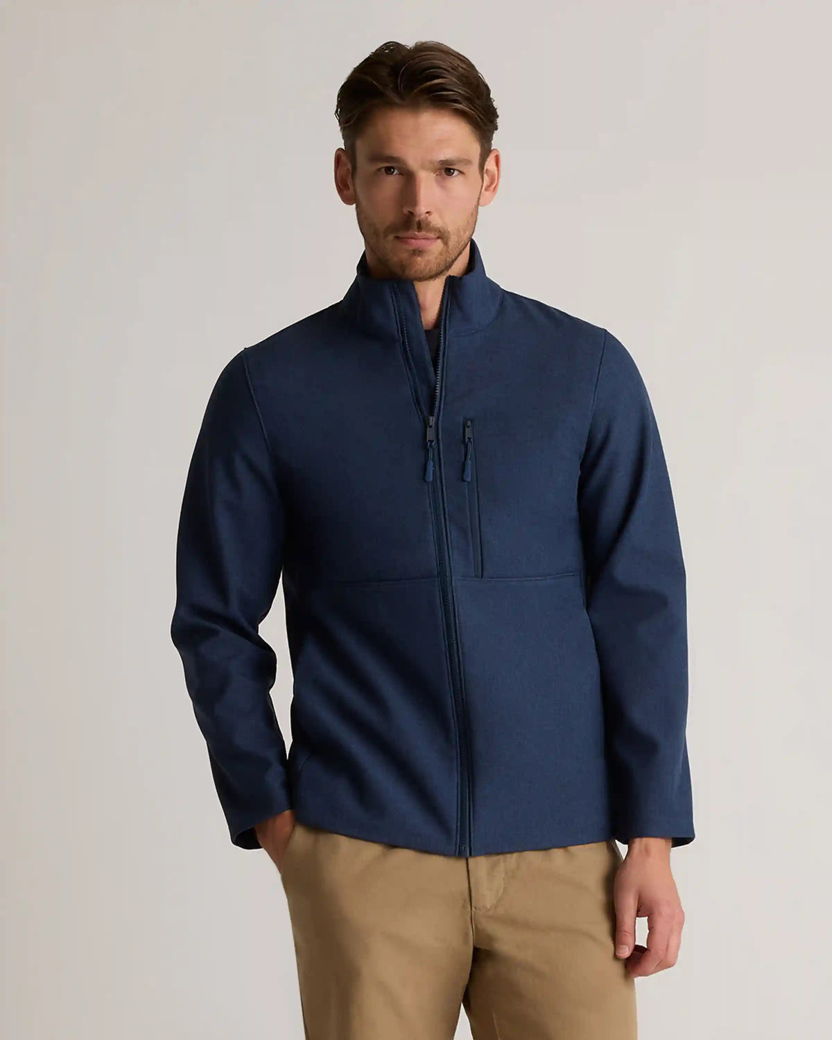 Softshell Fleece-Lined Full-Zip Jacket