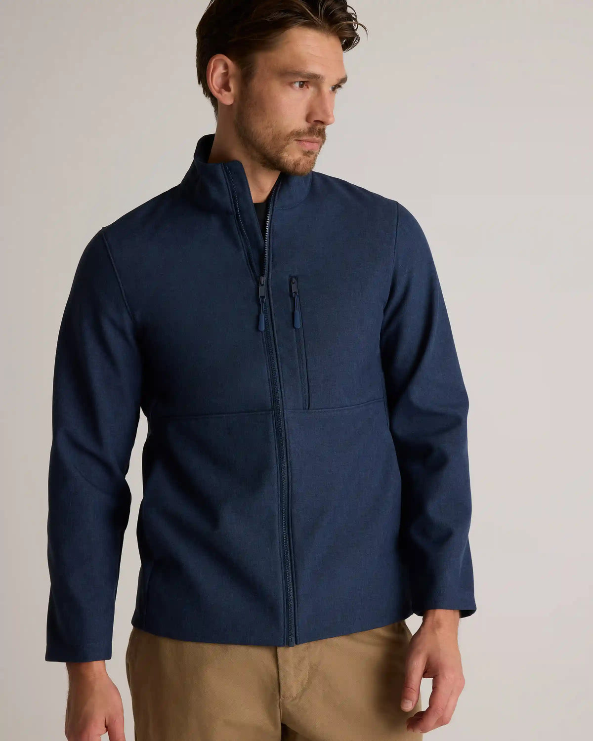 Softshell Fleece-Lined Full-Zip Jacket