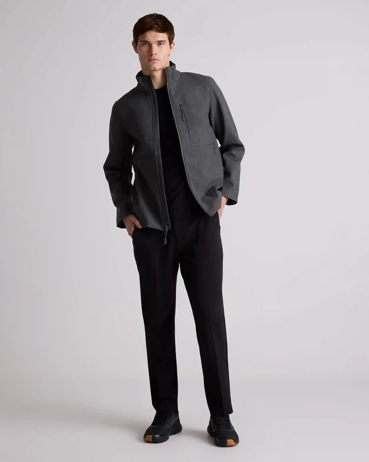Softshell Fleece-Lined Full-Zip Jacket