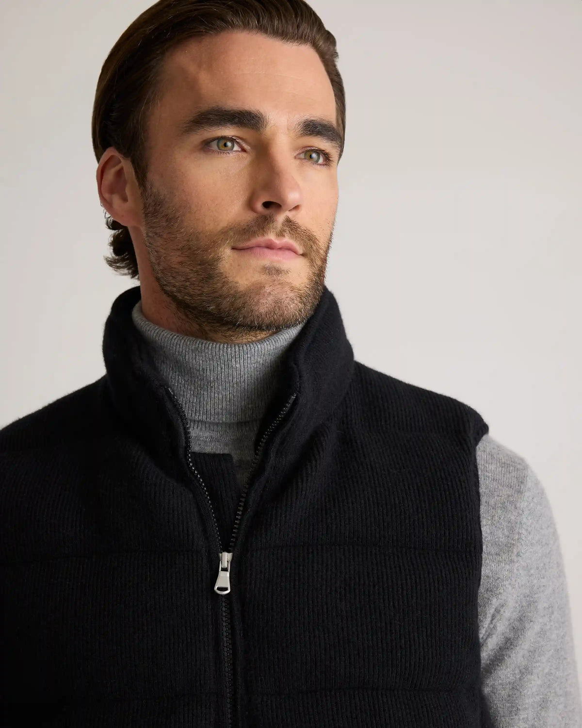 Mongolian Cashmere Puffer Vest