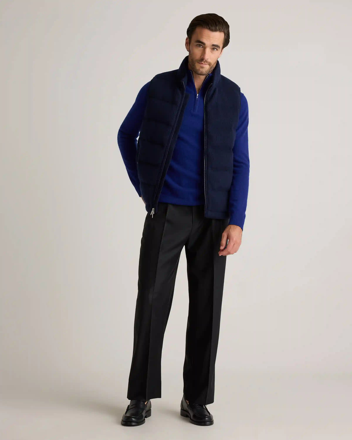 Mongolian Cashmere Puffer Vest