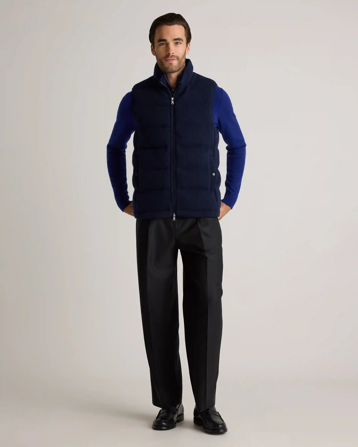Mongolian Cashmere Puffer Vest