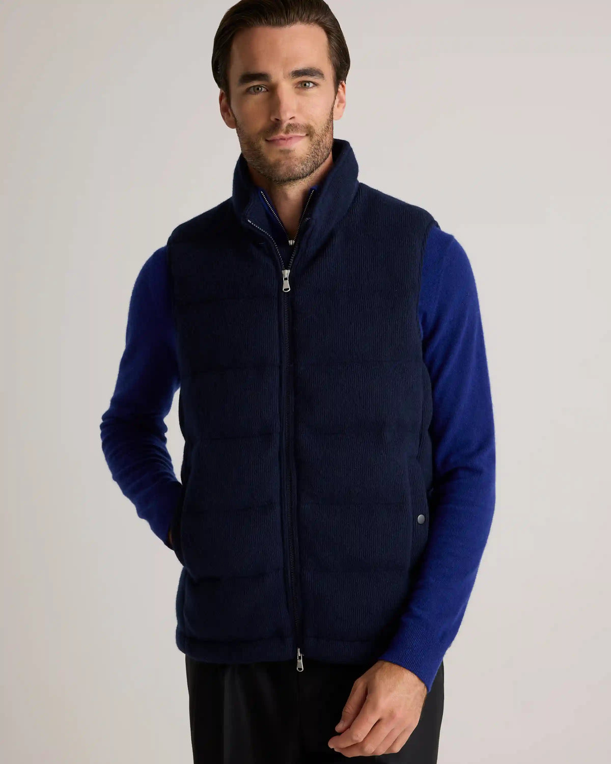 Mongolian Cashmere Puffer Vest