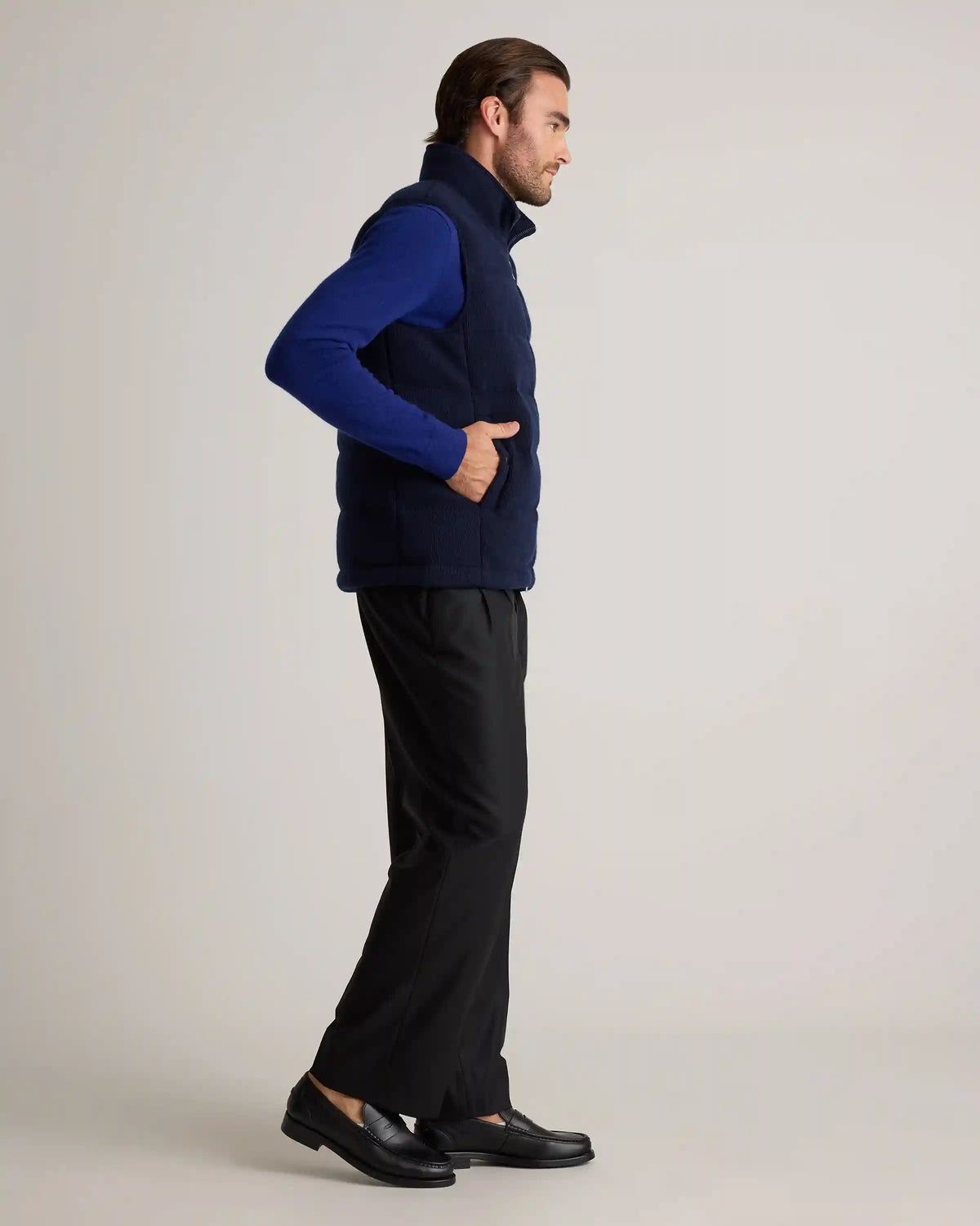 Mongolian Cashmere Puffer Vest