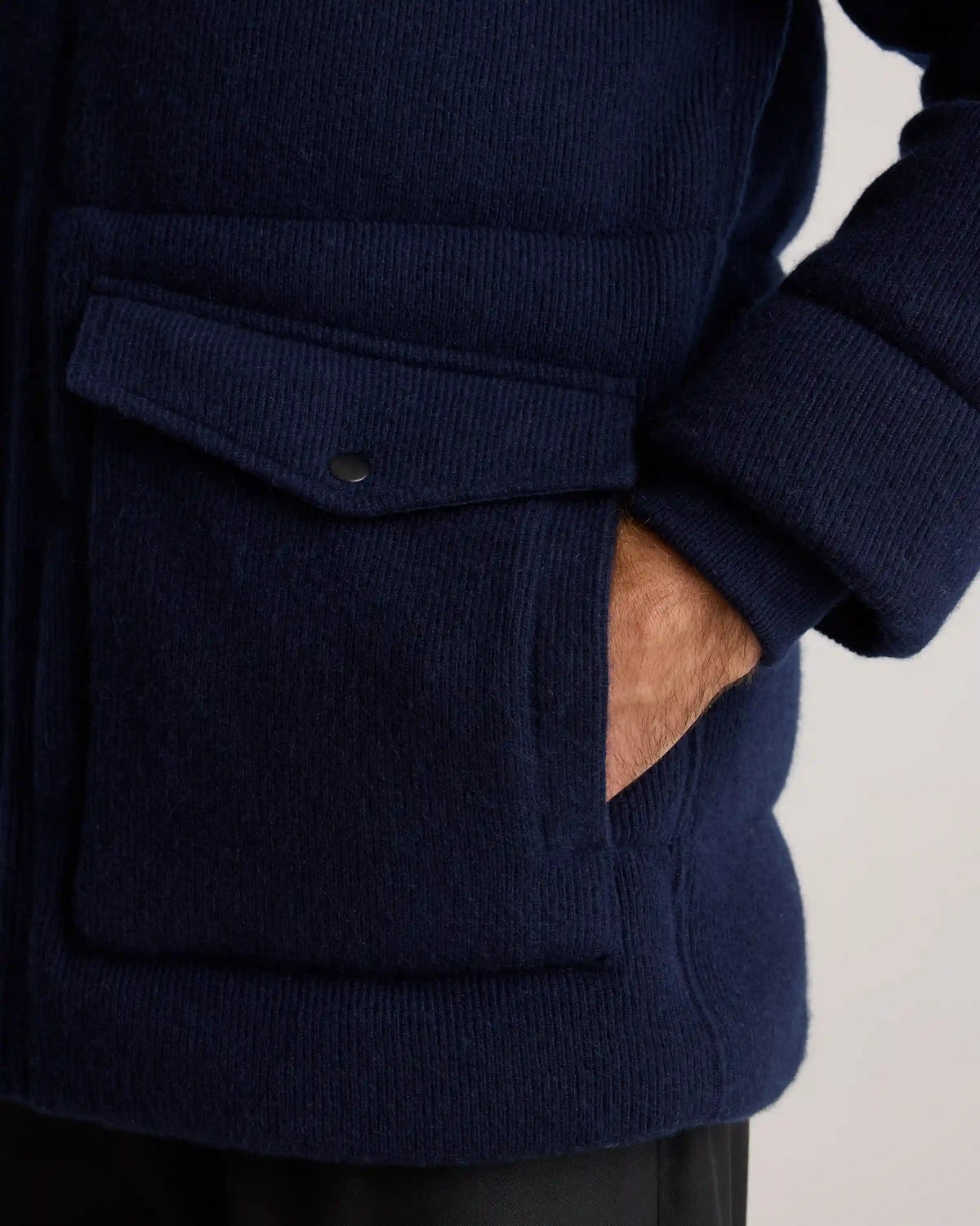 Mongolian Cashmere Puffer Coat