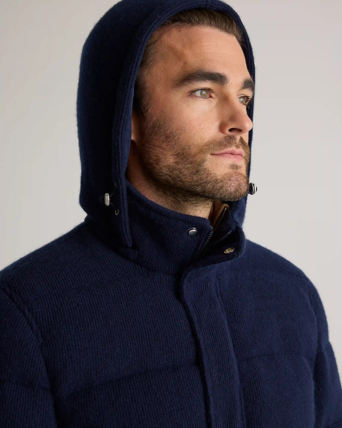 Mongolian Cashmere Puffer Coat