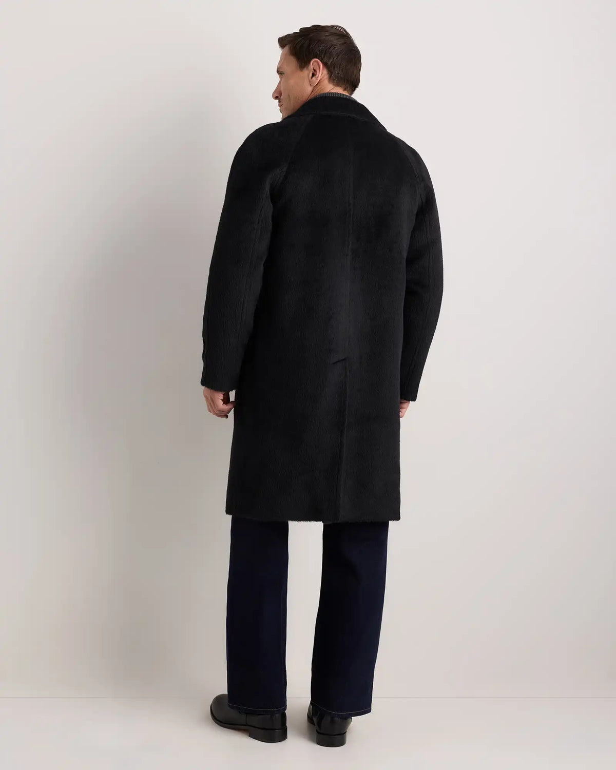 Alpaca-Wool Overcoat