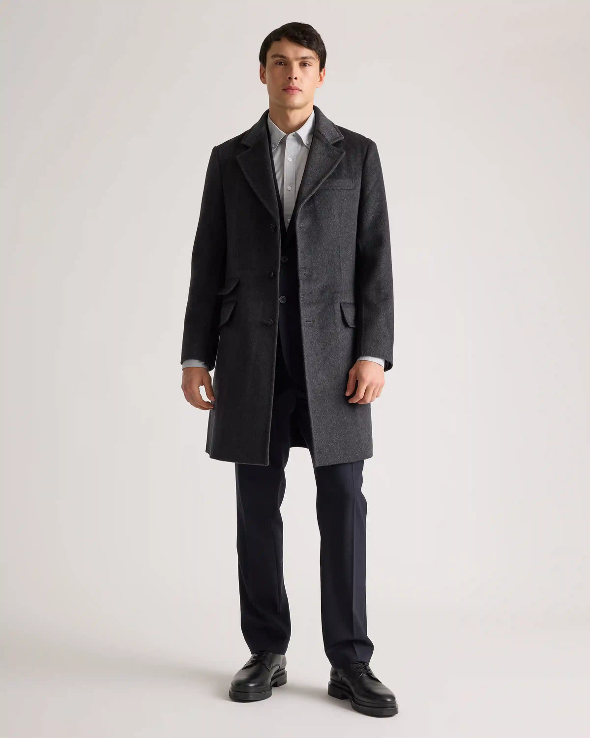 100% Mongolian Cashmere Double-Faced Overcoat