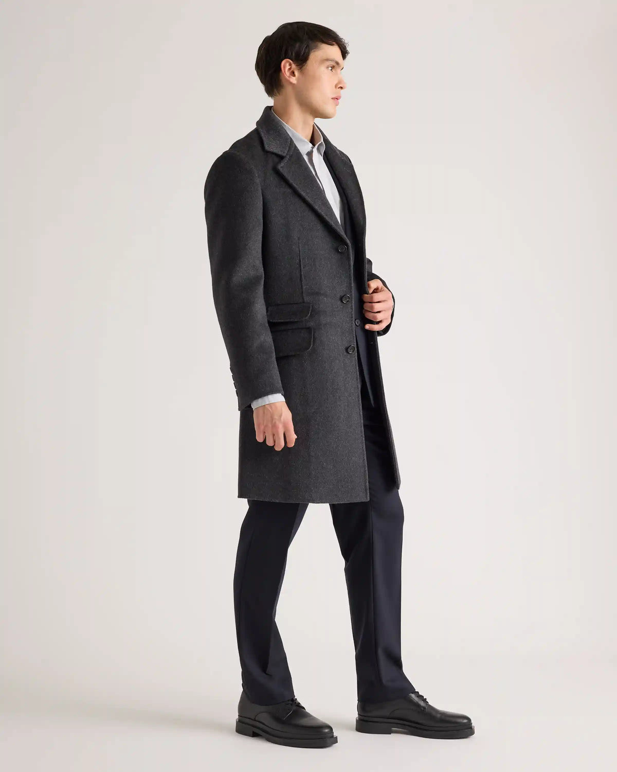100% Mongolian Cashmere Double-Faced Overcoat
