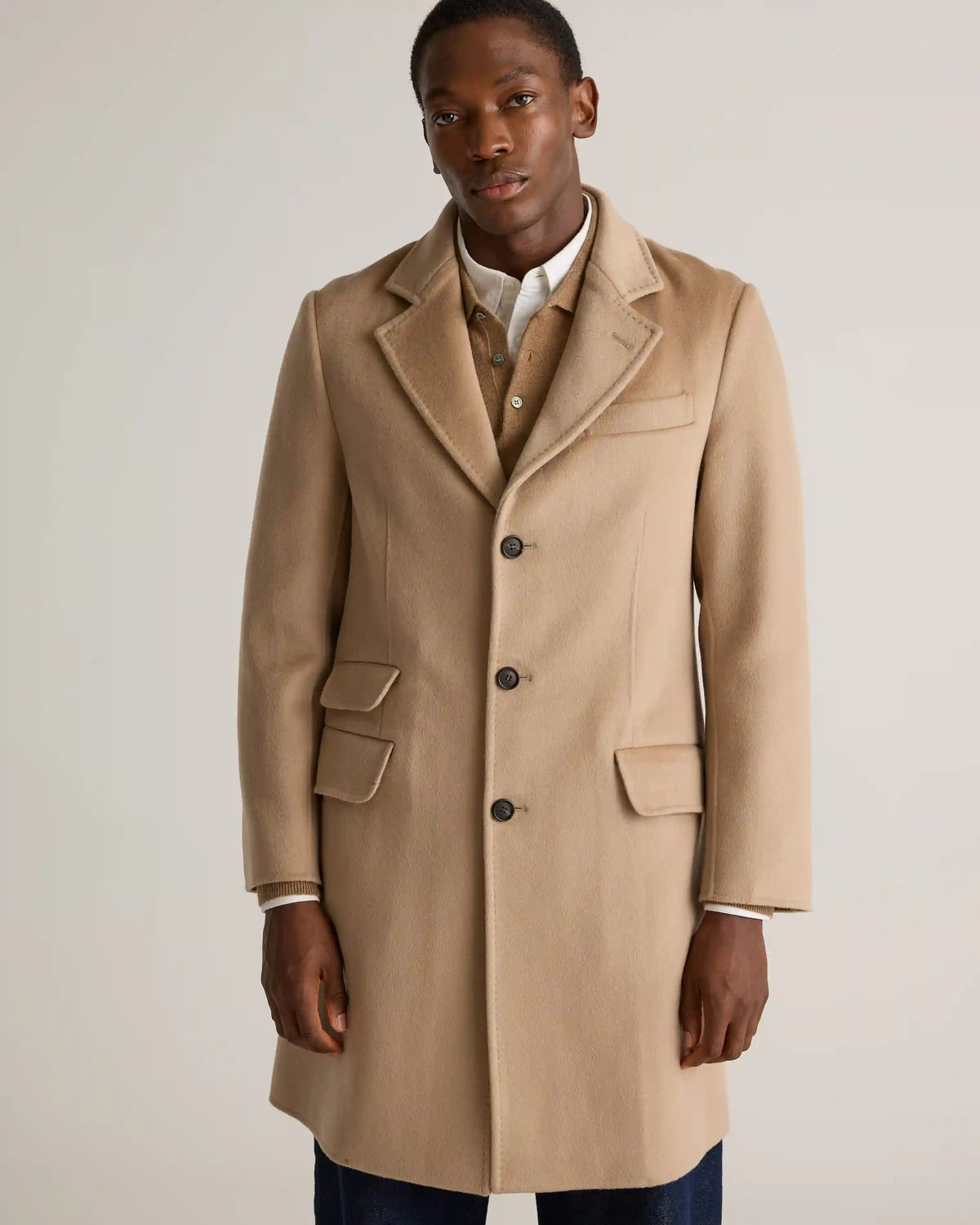 100% Mongolian Cashmere Double-Faced Overcoat