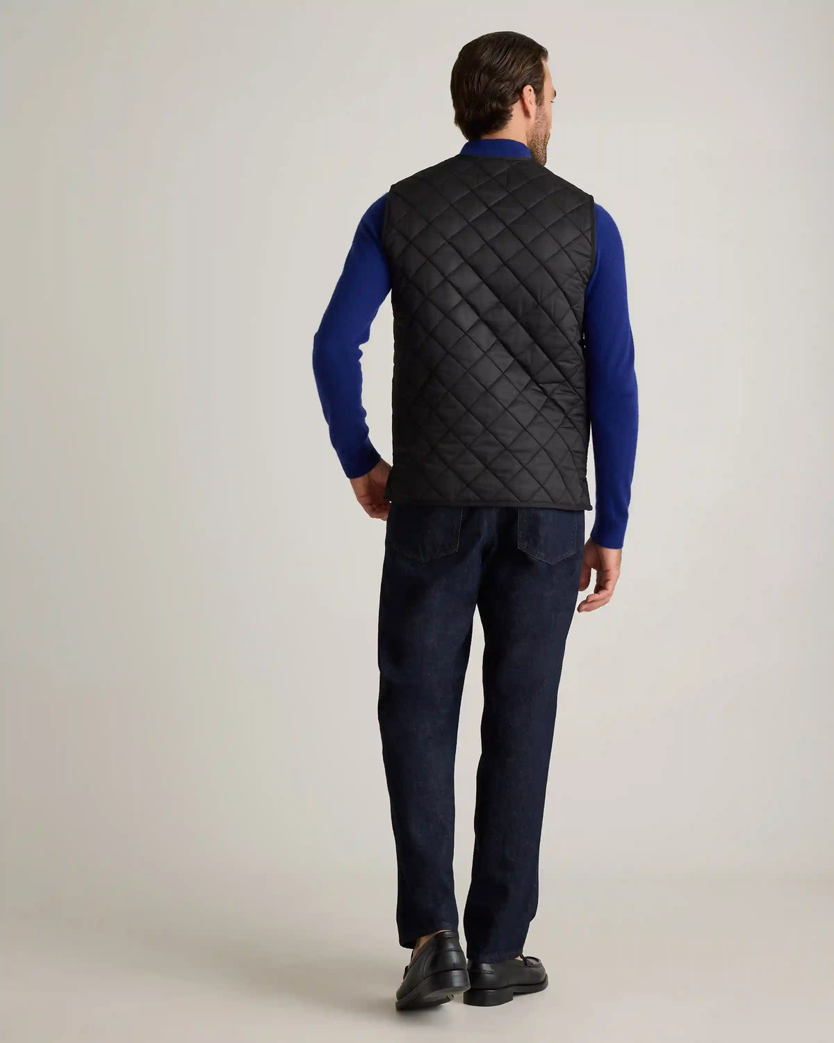 Featherless Quilted Fleece-Lined Liner Vest