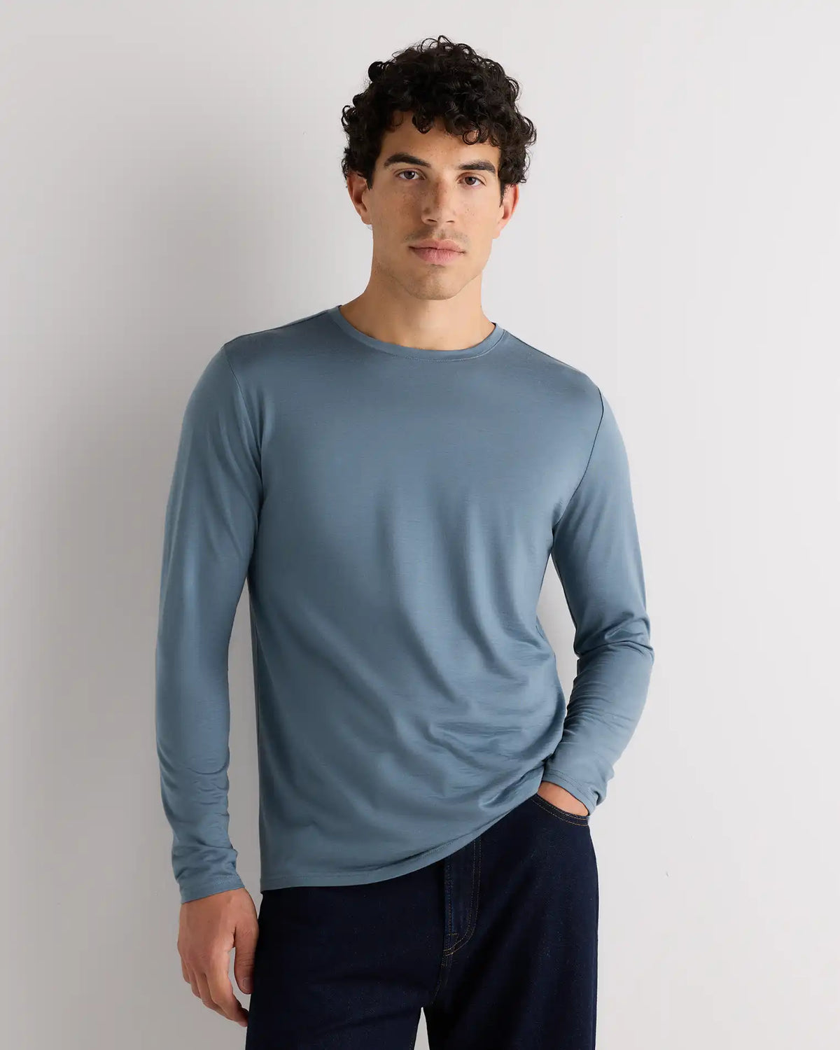 100% Merino Wool All-Season Long Sleeve Base Layer Tee