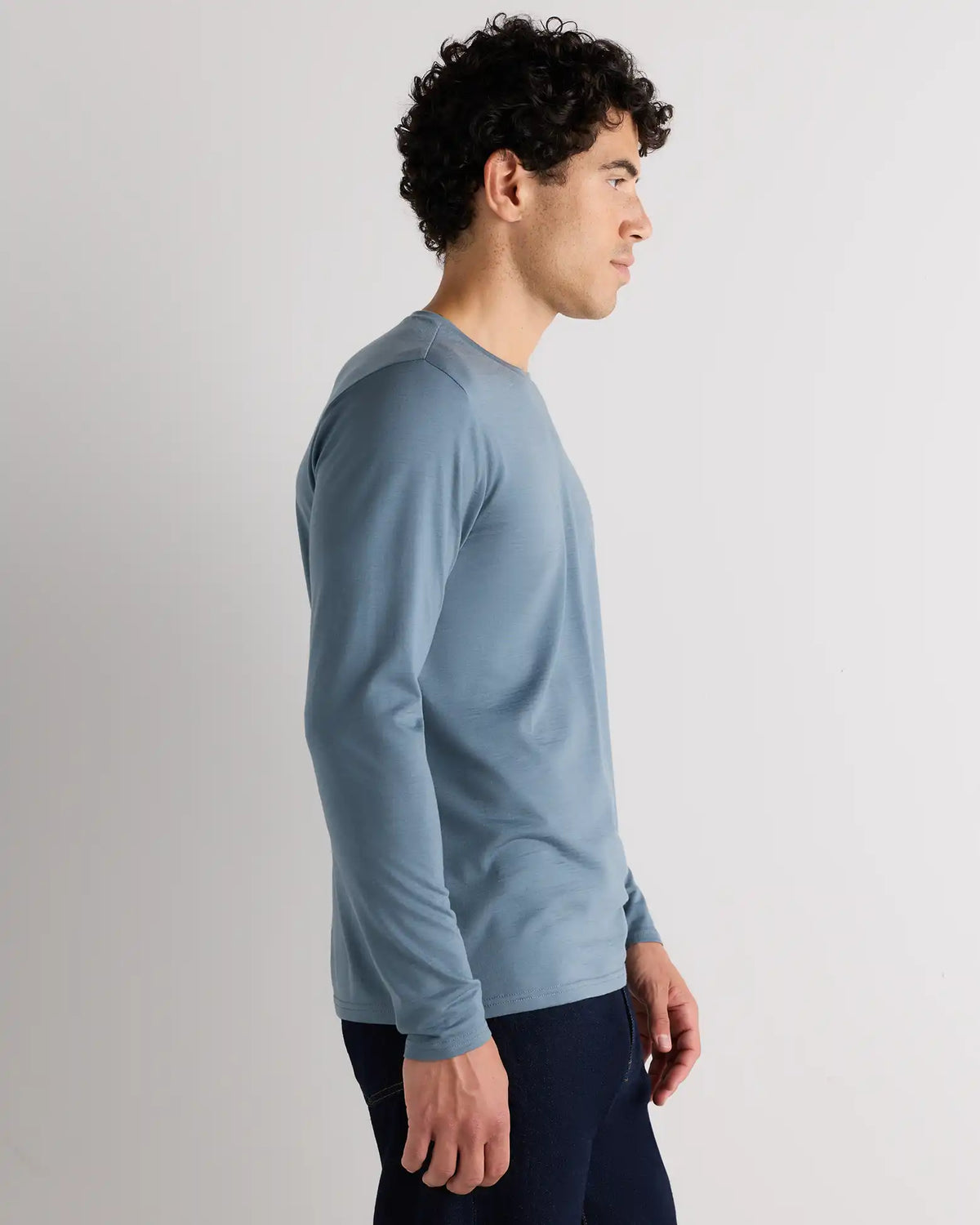 100% Merino Wool All-Season Long Sleeve Base Layer Tee