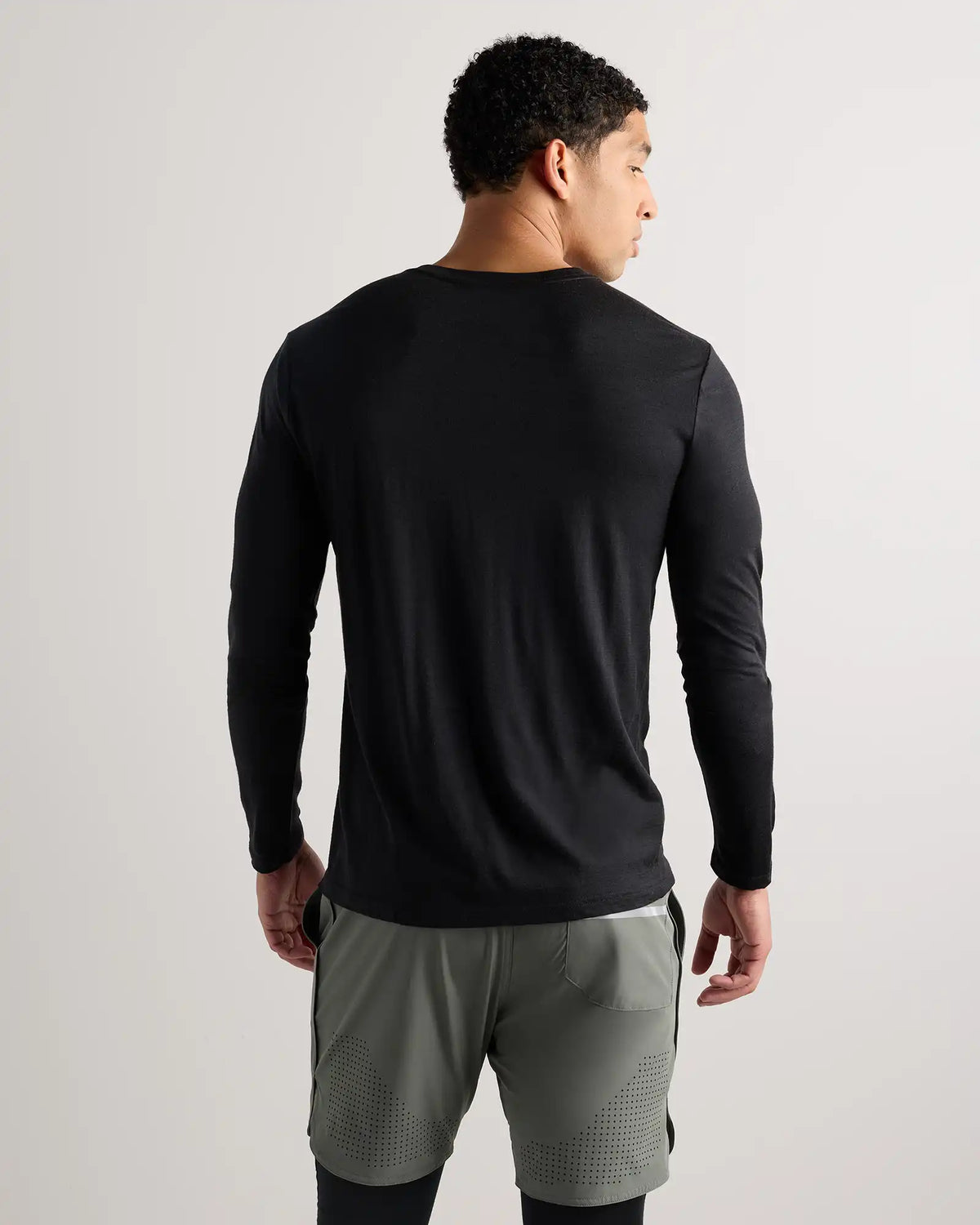 100% Merino Wool All-Season Long Sleeve Base Layer Tee