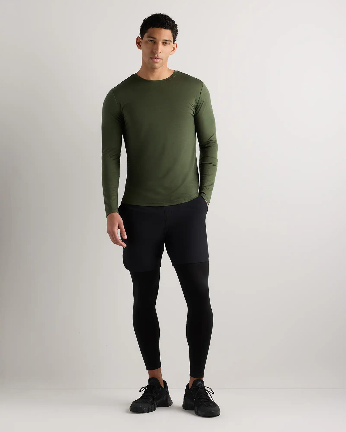 100% Merino Wool All-Season Long Sleeve Base Layer Tee