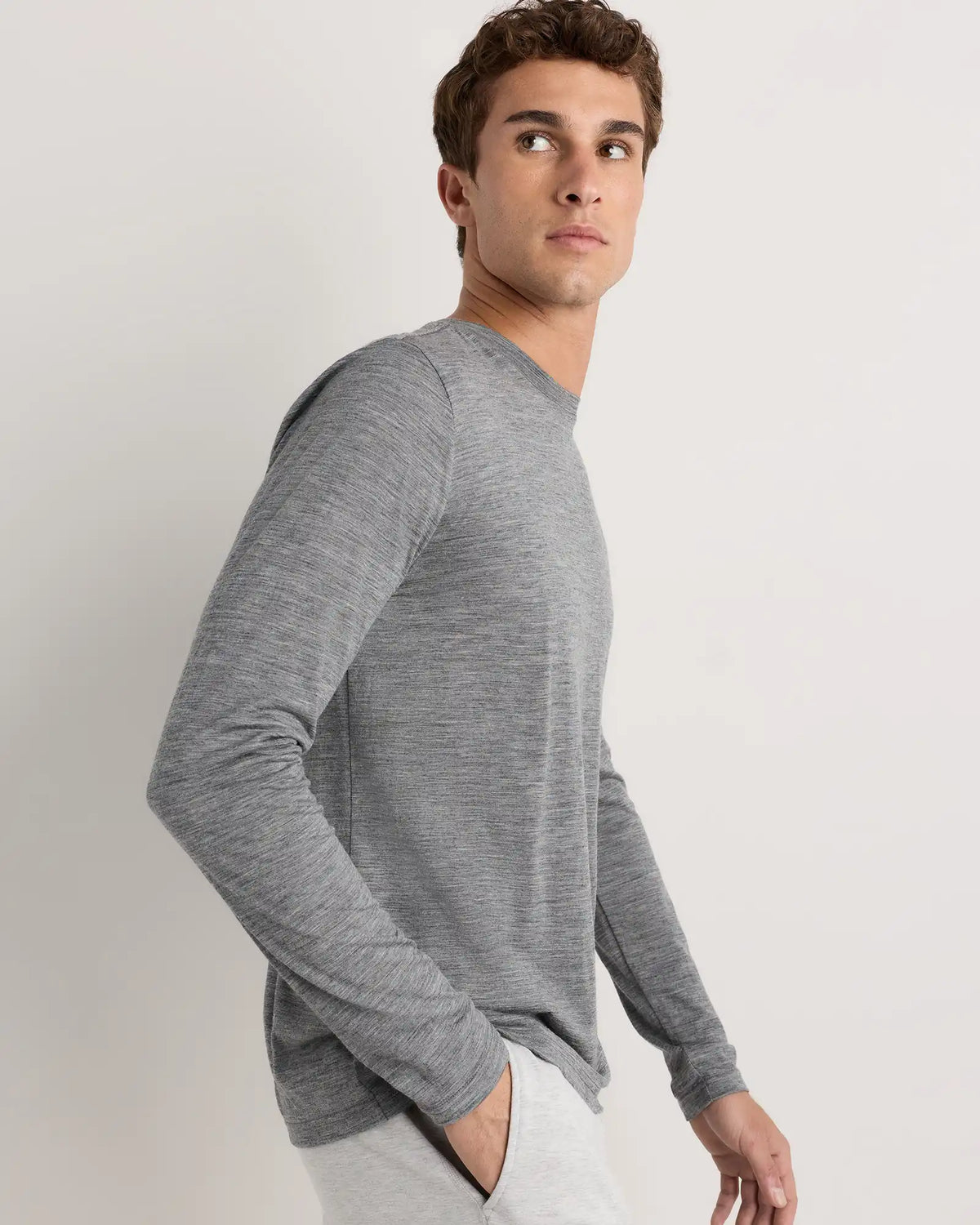 100% Merino Wool All-Season Long Sleeve Base Layer Tee