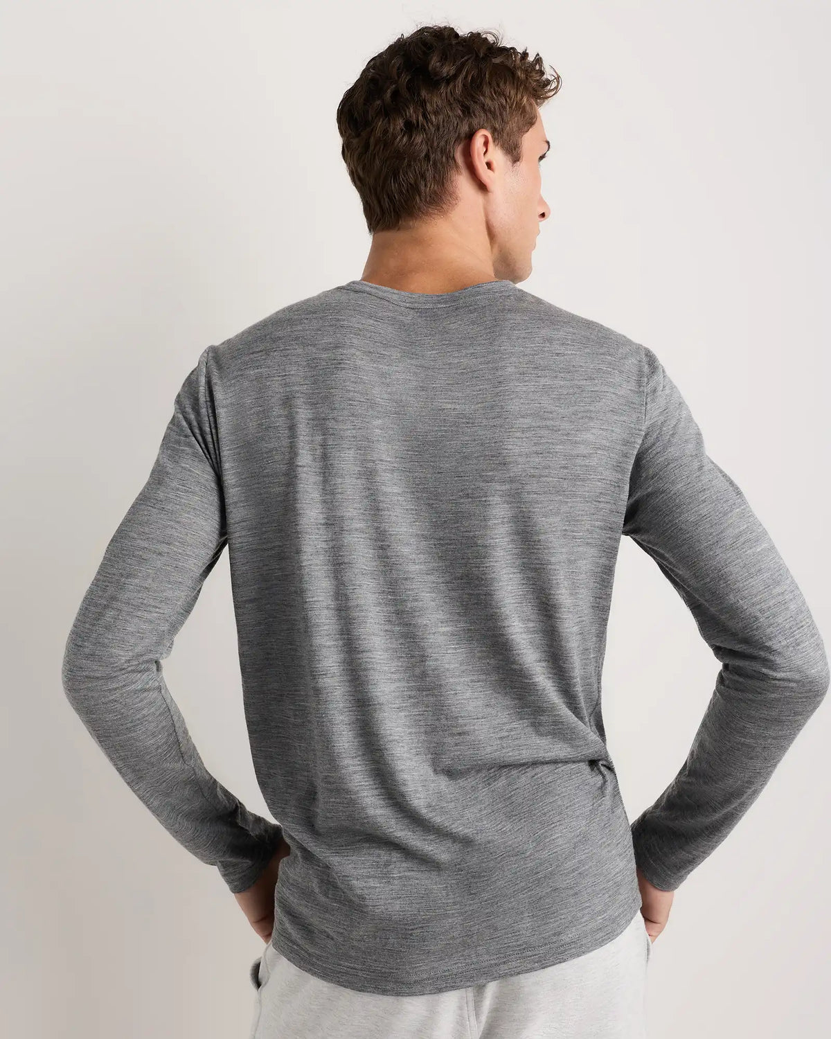 100% Merino Wool All-Season Long Sleeve Base Layer Tee