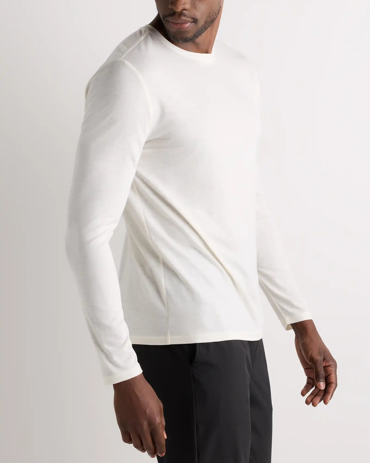 100% Merino Wool All-Season Long Sleeve Base Layer Tee