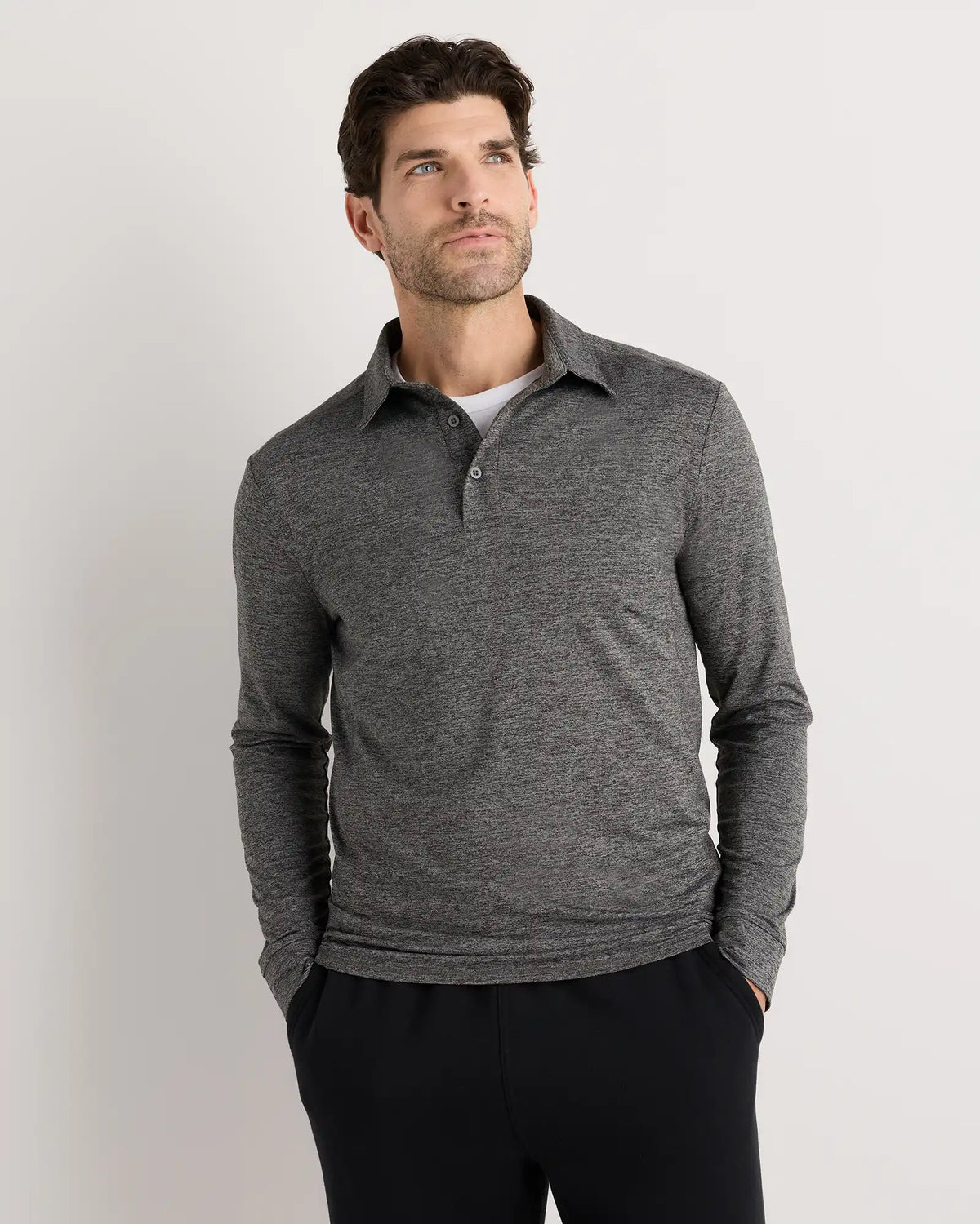 Flowknit Breeze Performance Long Sleeve Polo