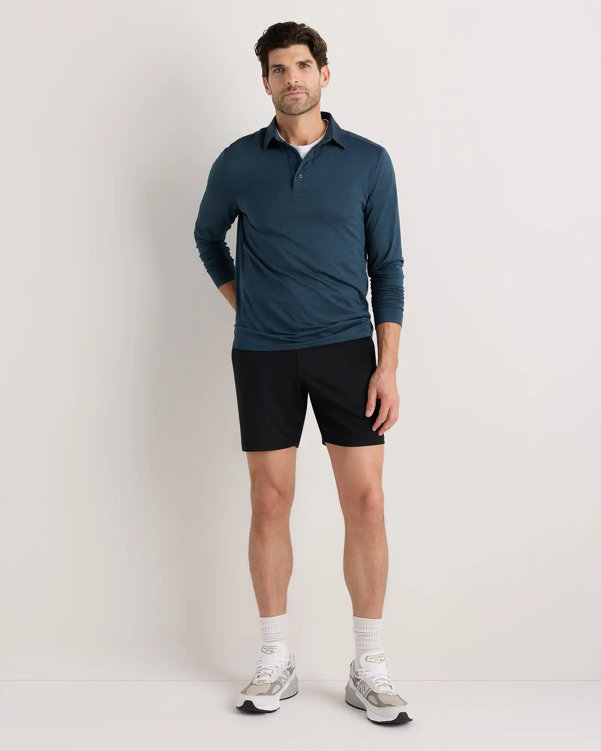 Flowknit Breeze Performance Long Sleeve Polo