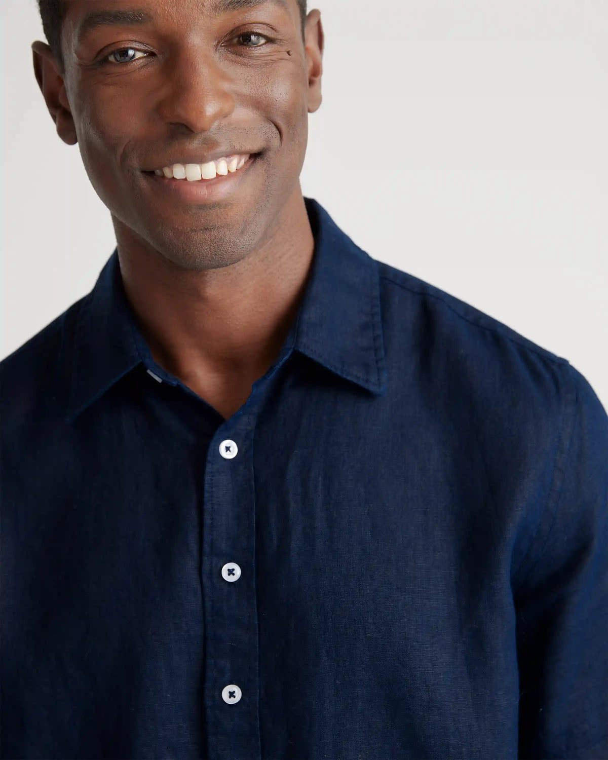 100% European Linen Relaxed Short Sleeve Shirt