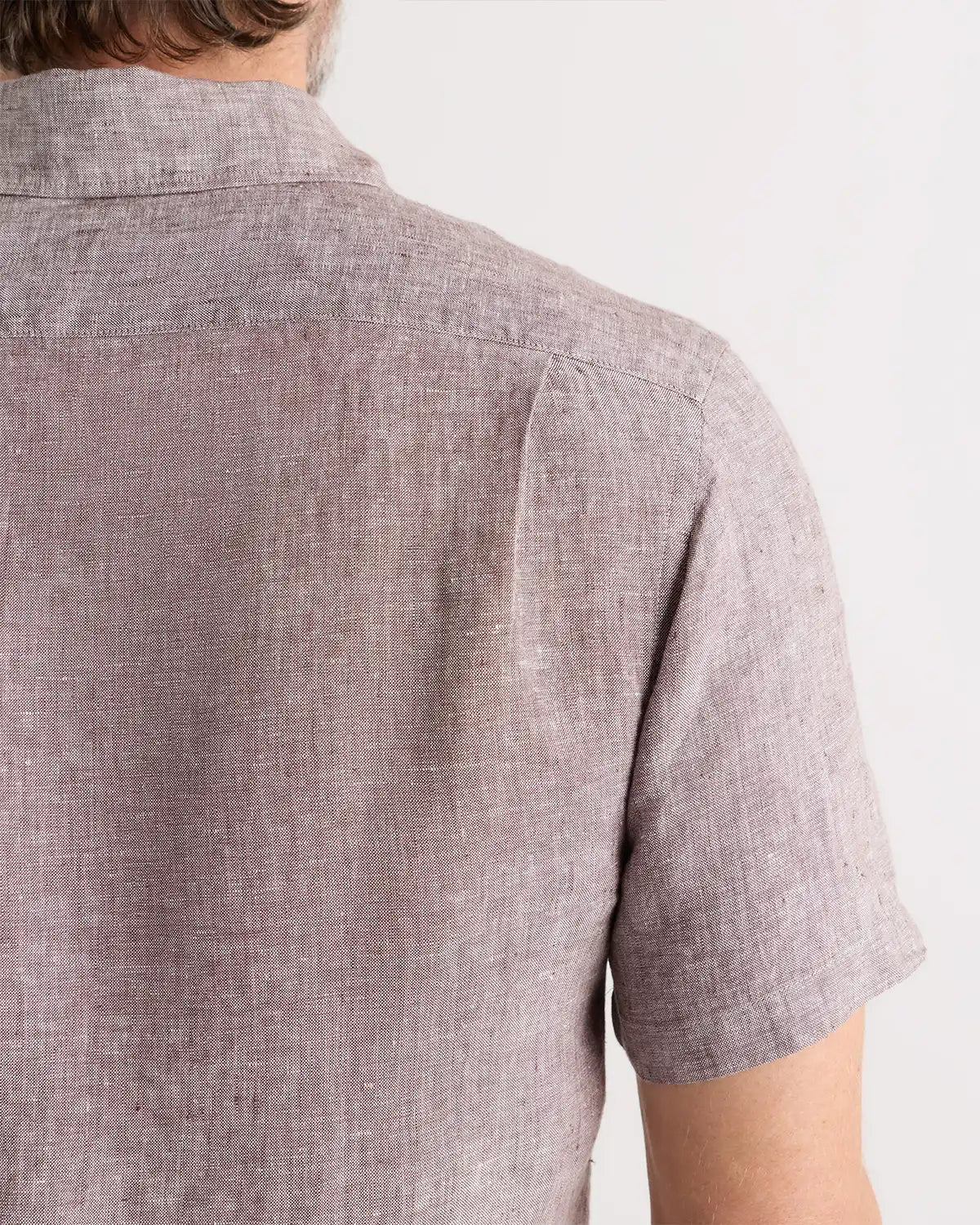 100% European Linen Relaxed Short Sleeve Shirt