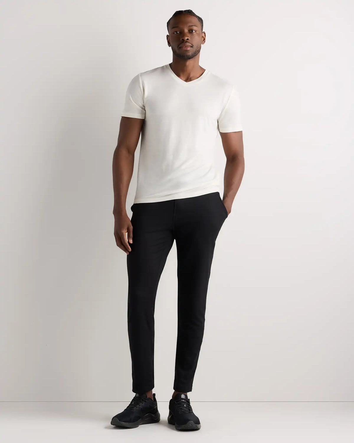 100% Merino Wool All-Season V-Neck Base Layer Tee
