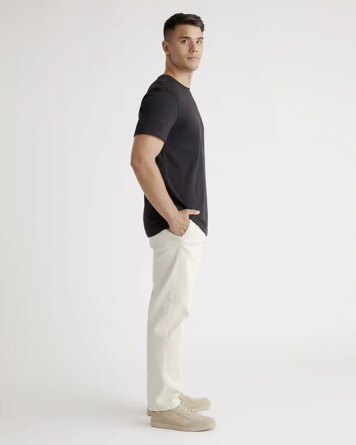 100% Organic Cotton Slub Crewneck Tee