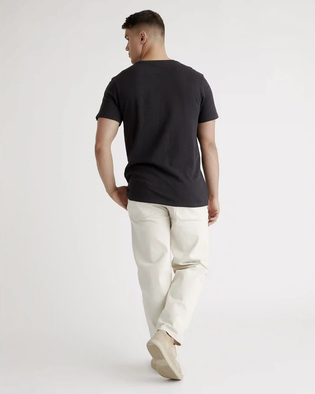 100% Organic Cotton Slub Crewneck Tee