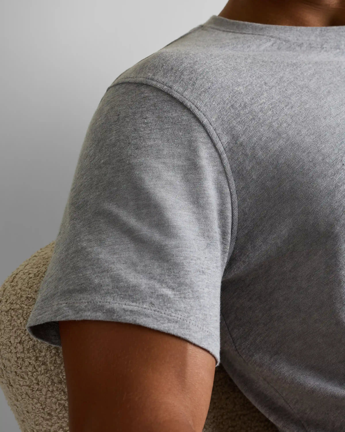 100% Organic Cotton Slub Crewneck Tee