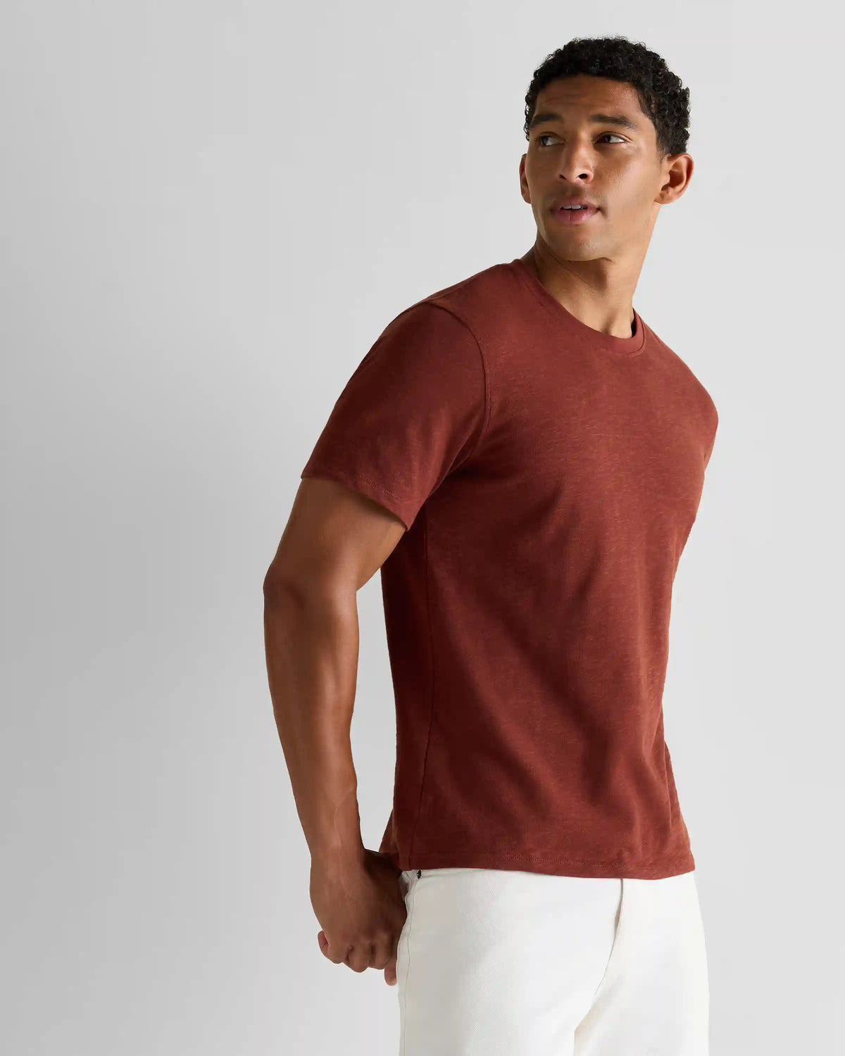 100% Organic Cotton Slub Crewneck Tee