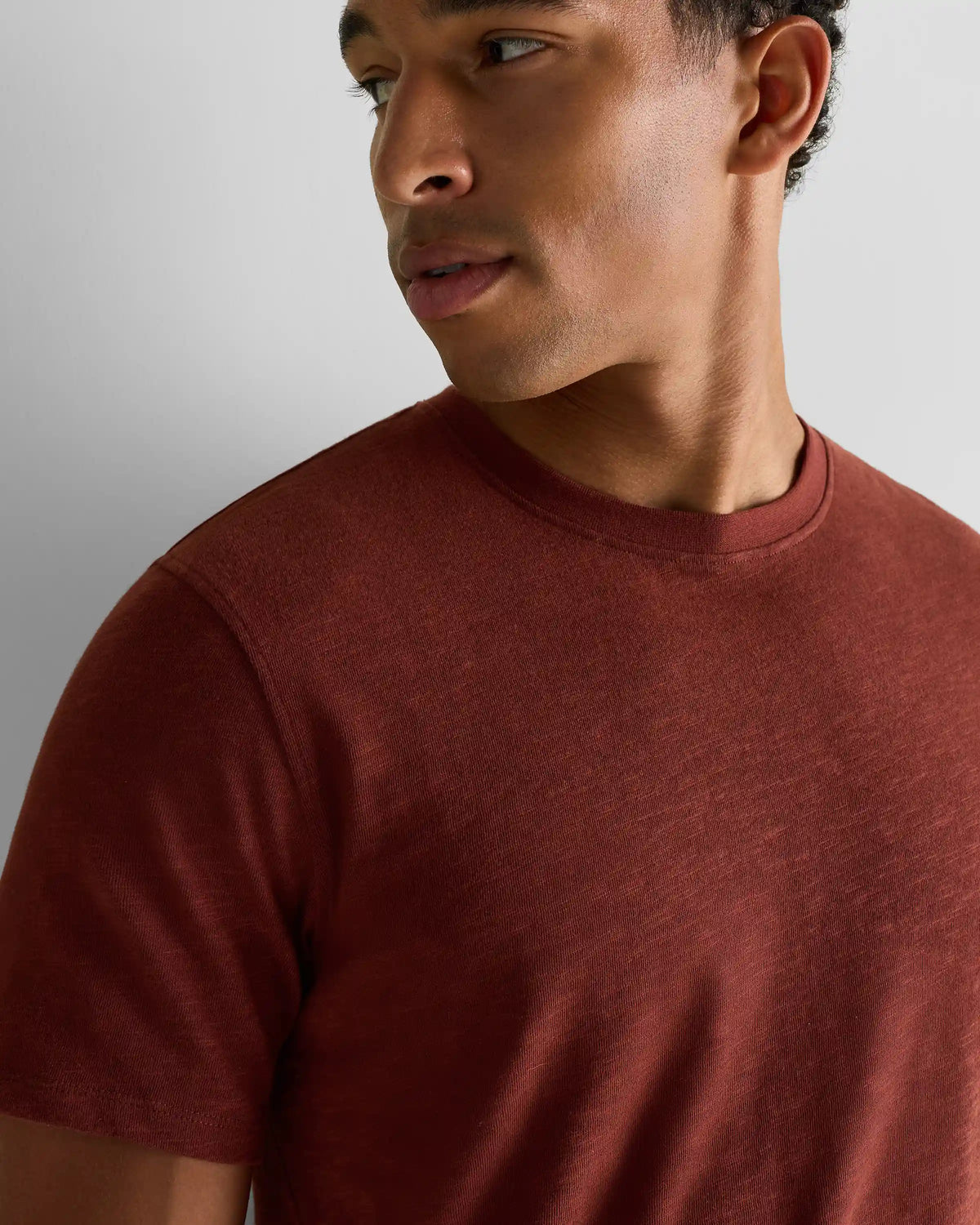 100% Organic Cotton Slub Crewneck Tee