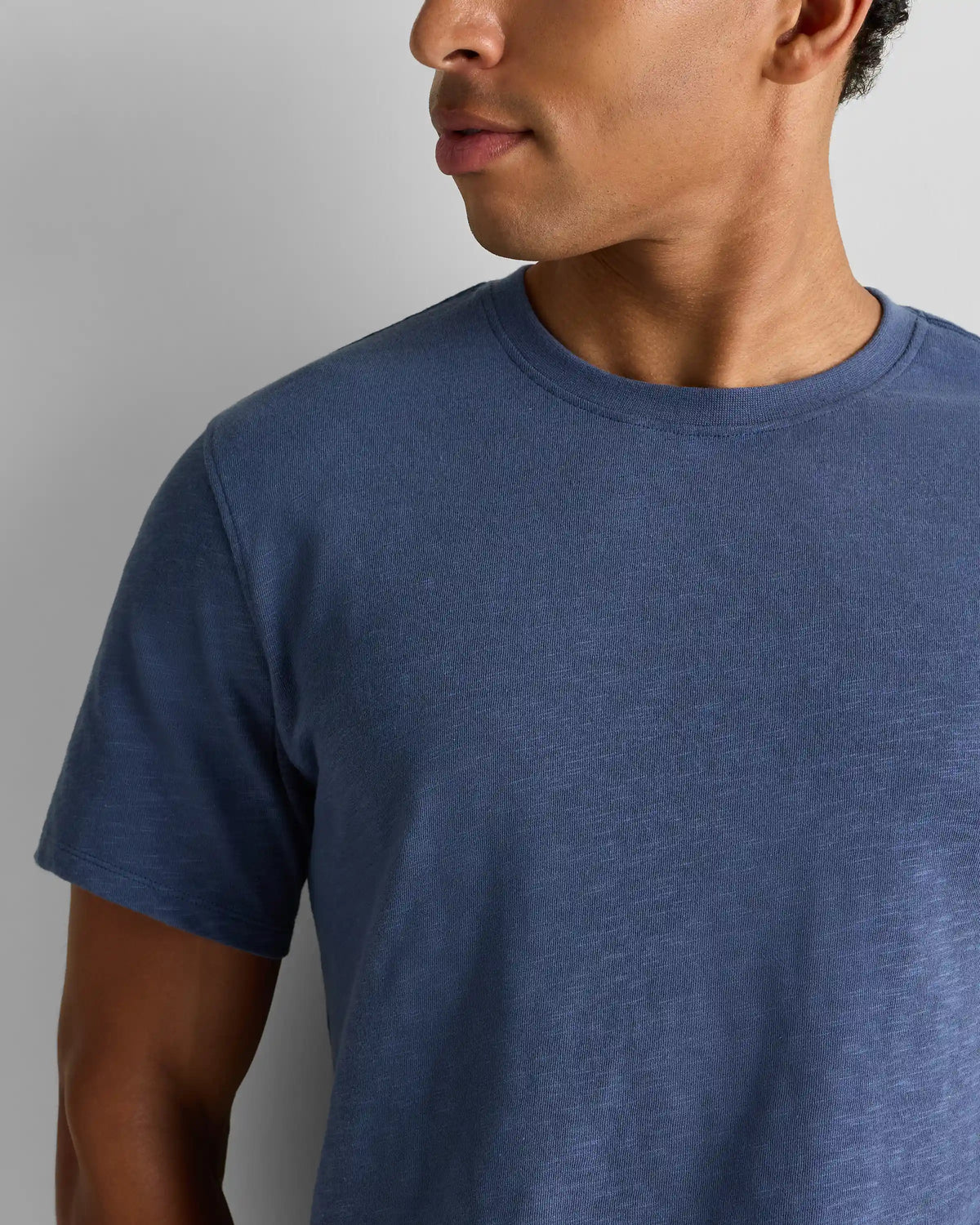 100% Organic Cotton Slub Crewneck Tee