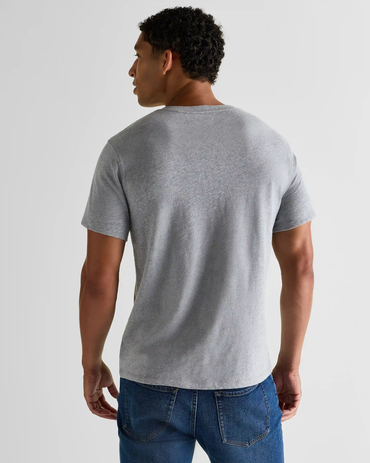 100% Organic Cotton Slub V-Neck Tee