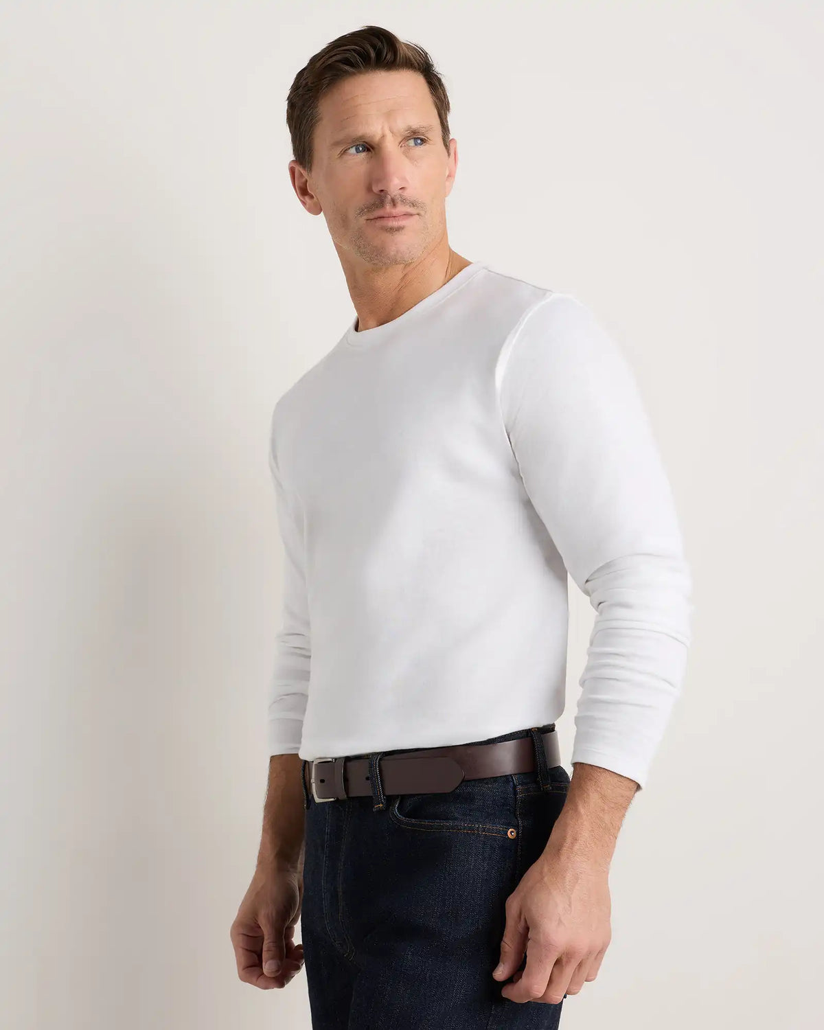 100% Organic Cotton Slub Long Sleeve Tee