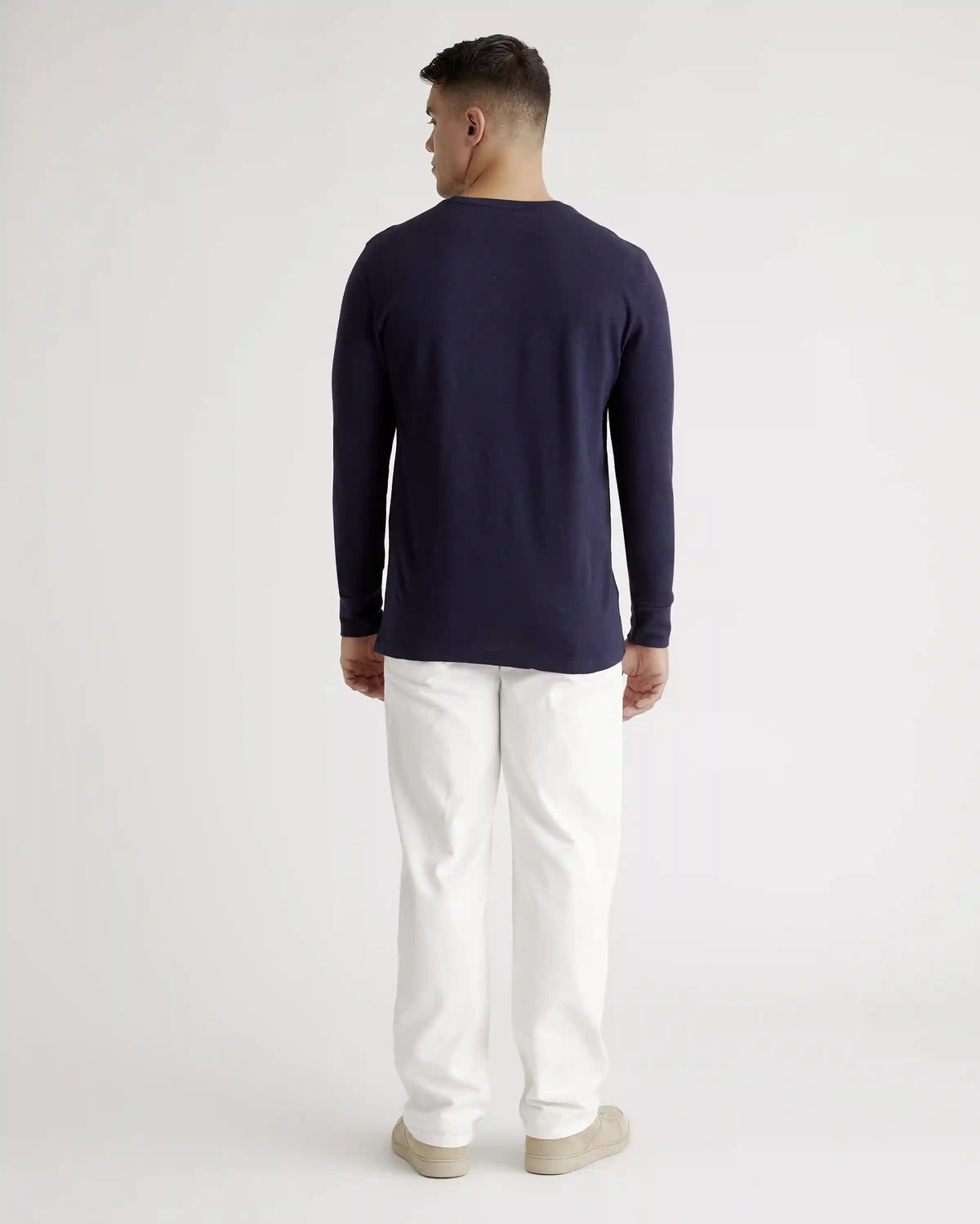 100% Organic Cotton Slub Long Sleeve Tee