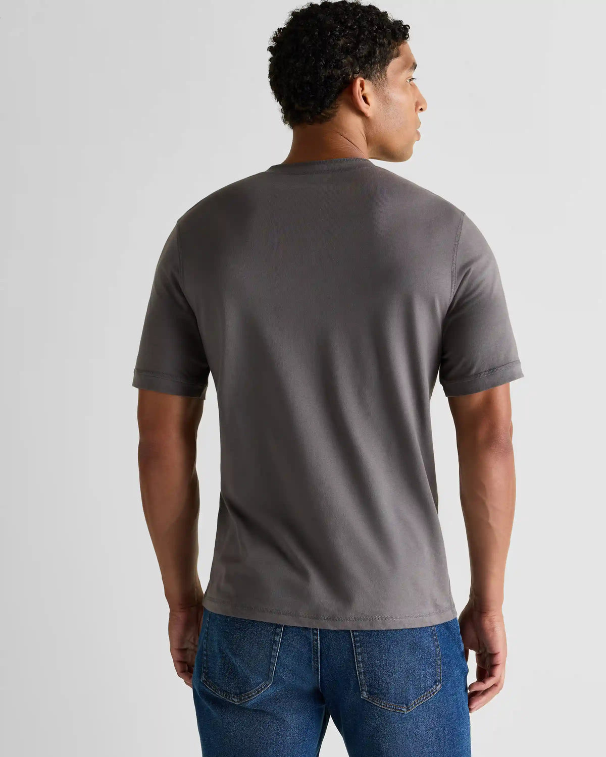 Cotton Modal Short Sleeve Henley Tee