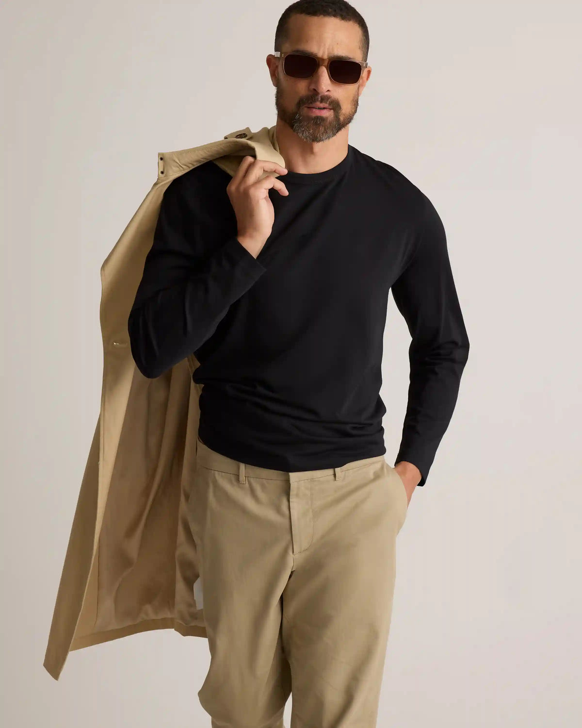 100% Pima Cotton Luxe Touch Long Sleeve Tee