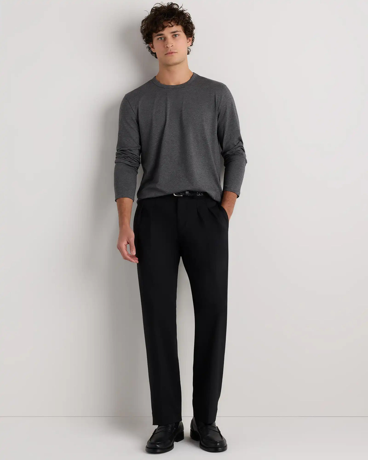 100% Pima Cotton Luxe Touch Long Sleeve Tee