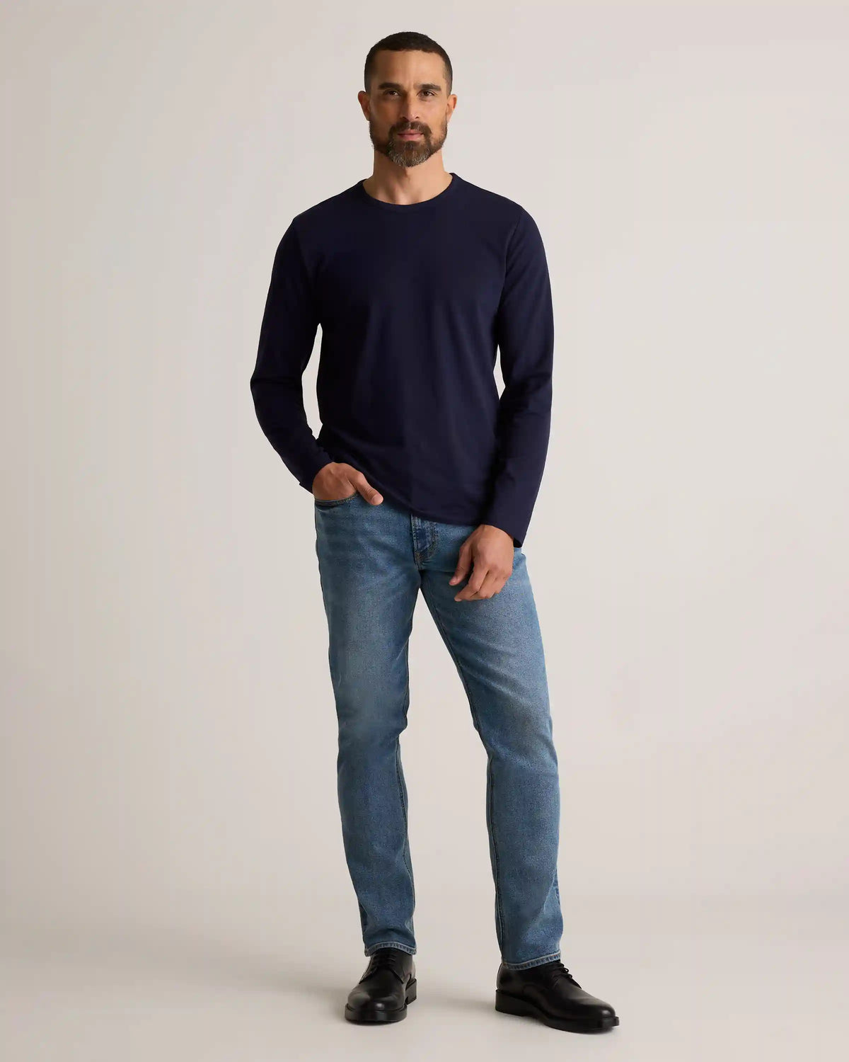 100% Pima Cotton Luxe Touch Long Sleeve Tee