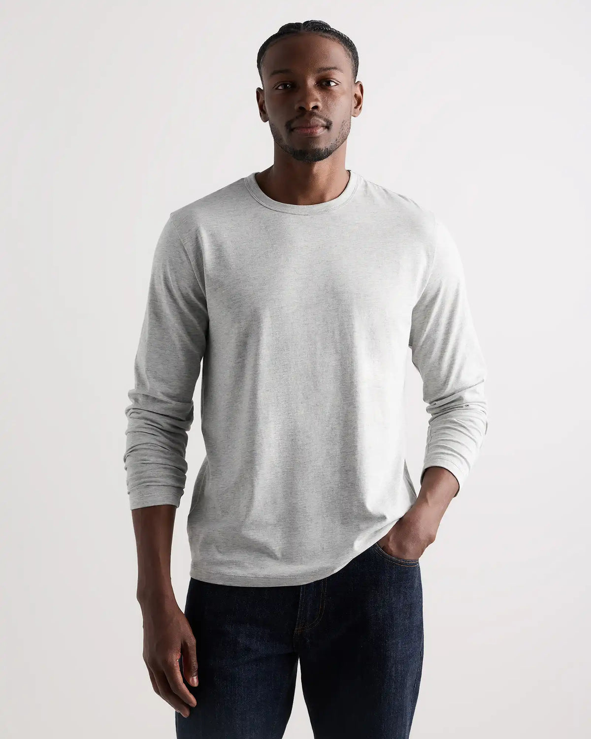 100% Pima Cotton Luxe Touch Long Sleeve Tee