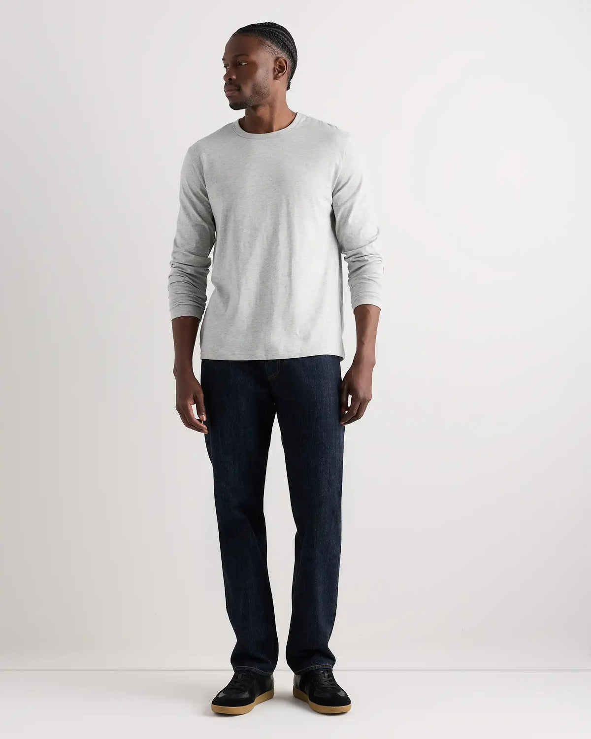 100% Pima Cotton Luxe Touch Long Sleeve Tee