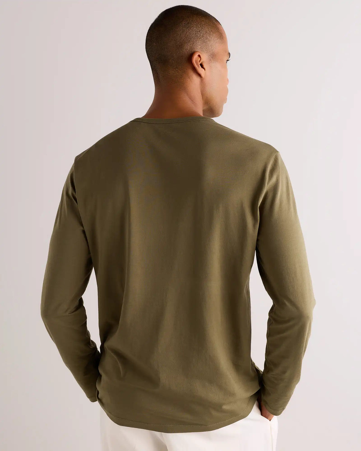 100% Pima Cotton Luxe Touch Long Sleeve Tee