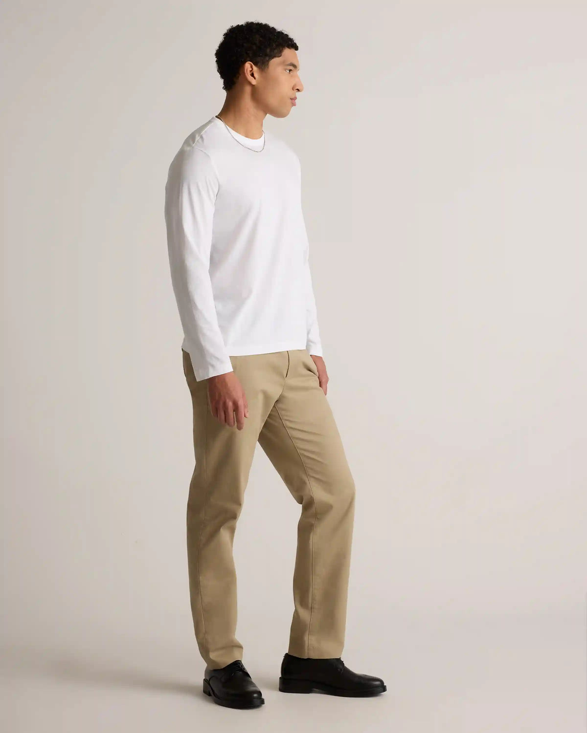 100% Pima Cotton Luxe Touch Long Sleeve Tee