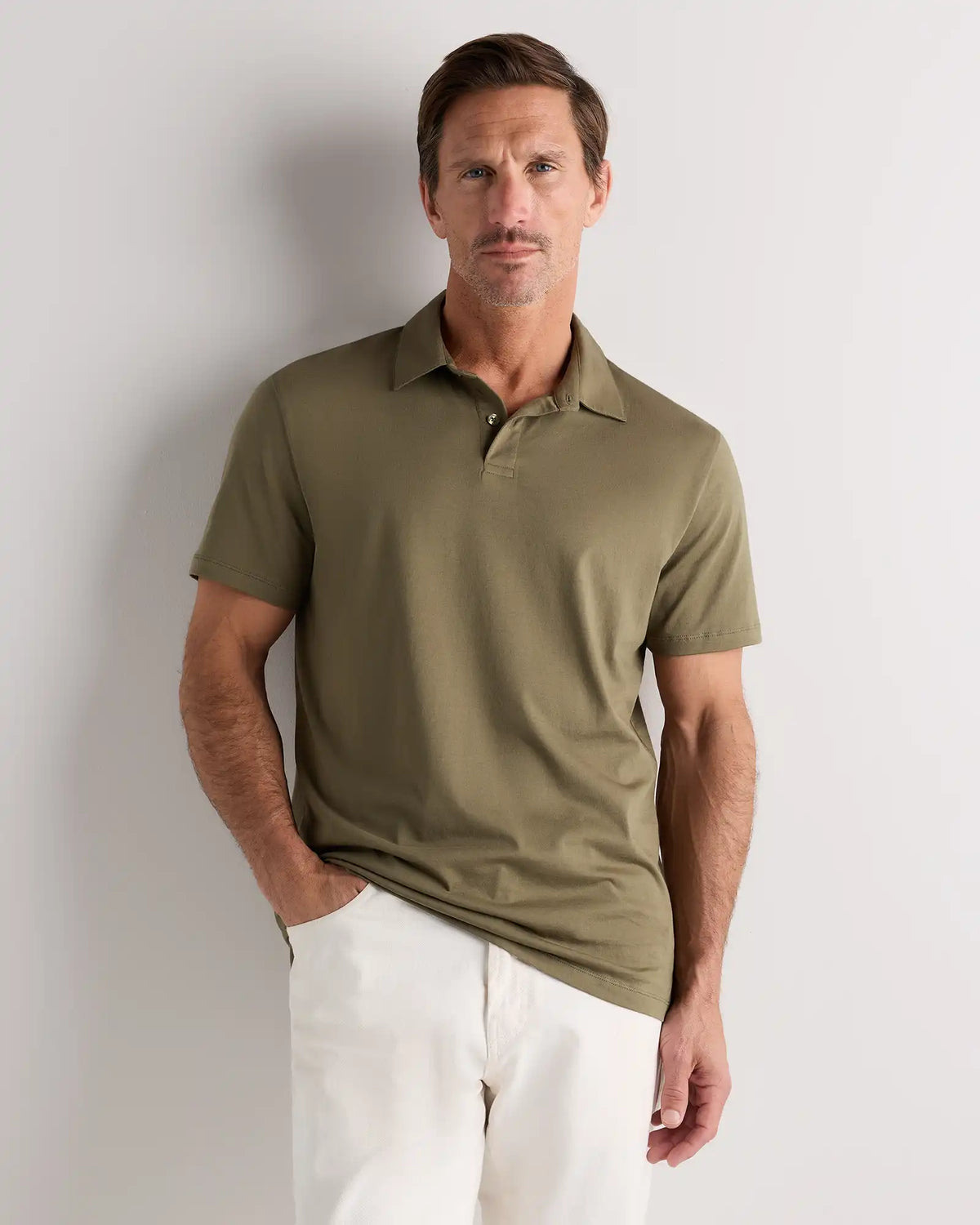 100% Pima Cotton Luxe Touch Polo