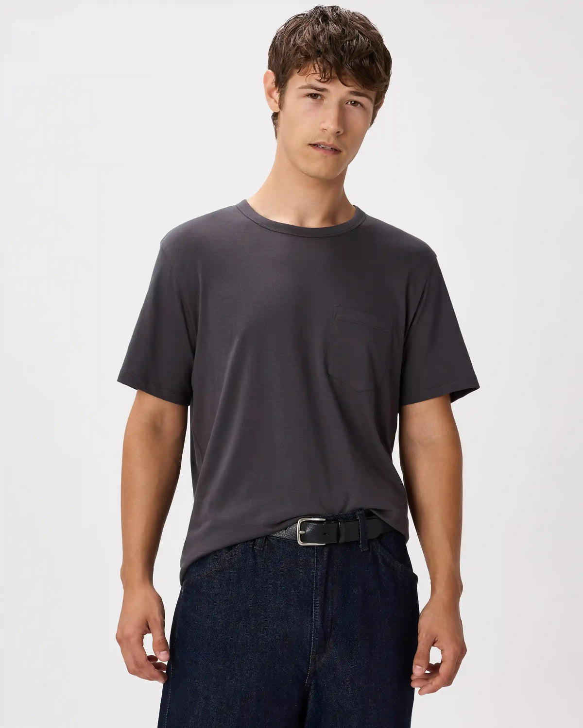 100% Pima Cotton Luxe Touch Pocket Tee