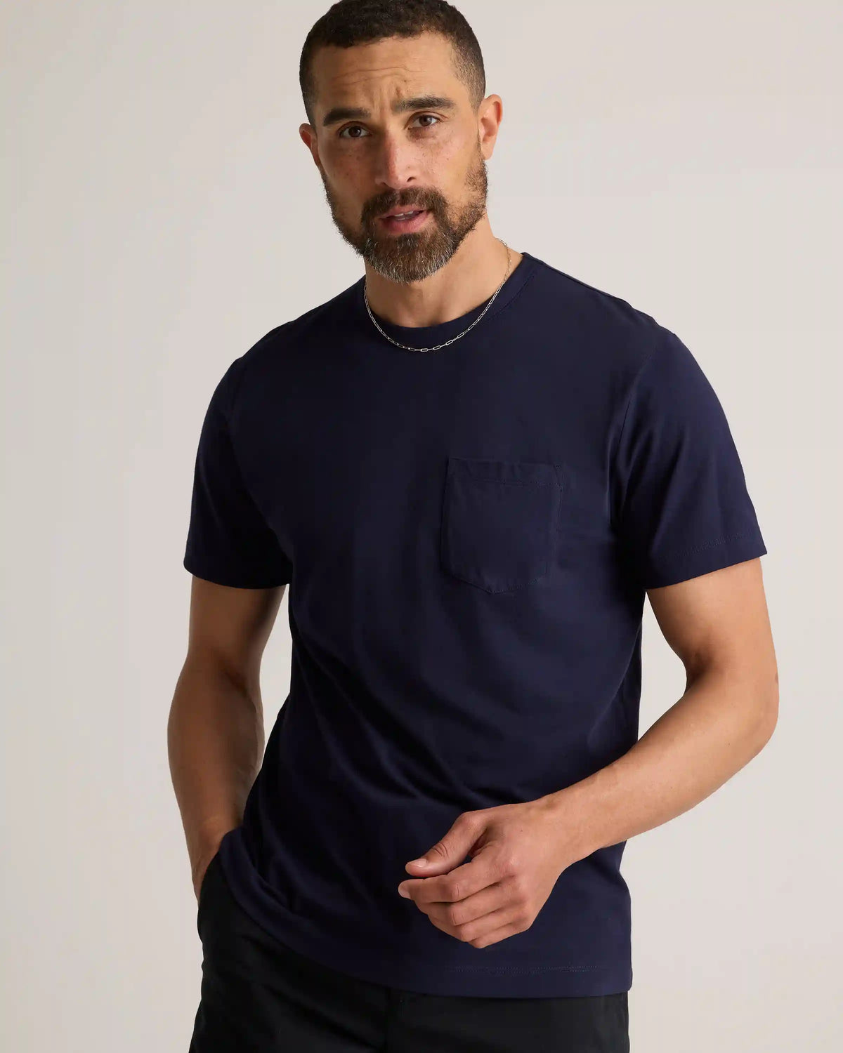 100% Pima Cotton Luxe Touch Pocket Tee