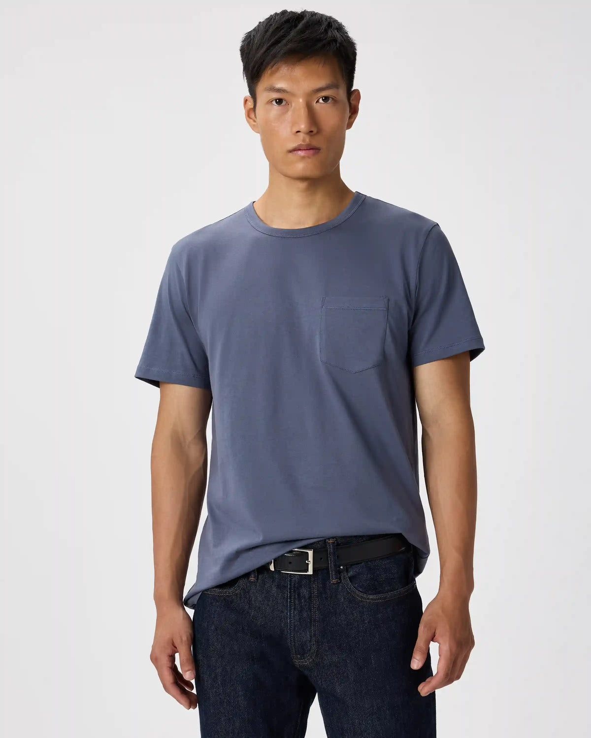 100% Pima Cotton Luxe Touch Pocket Tee