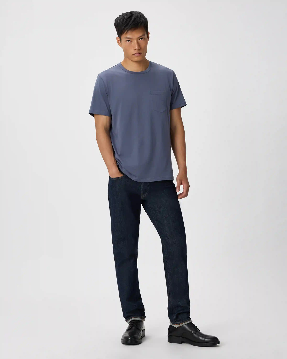 100% Pima Cotton Luxe Touch Pocket Tee