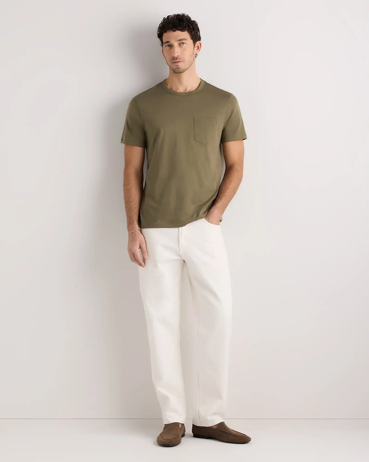 100% Pima Cotton Luxe Touch Pocket Tee
